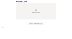 Desktop Screenshot of kentmccord.com