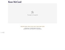 Tablet Screenshot of kentmccord.com